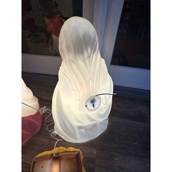 Vintage General Foam Christmas Blow Mold 3 Piece 27" Joseph Mary and Baby Jesus - Picture 13 of 13